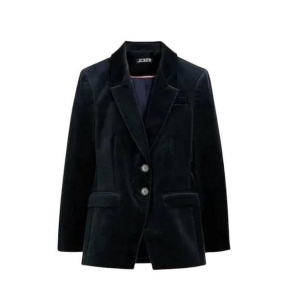 J. Crew Jackets & Blazers - J. Crew Midnight Velvet Blazer